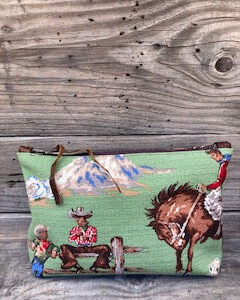 dude ranch zip pouch