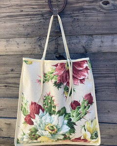 cactus serape tote