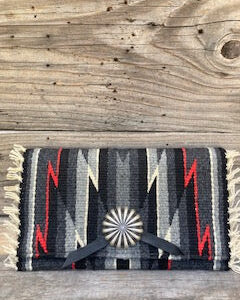 woven clutch